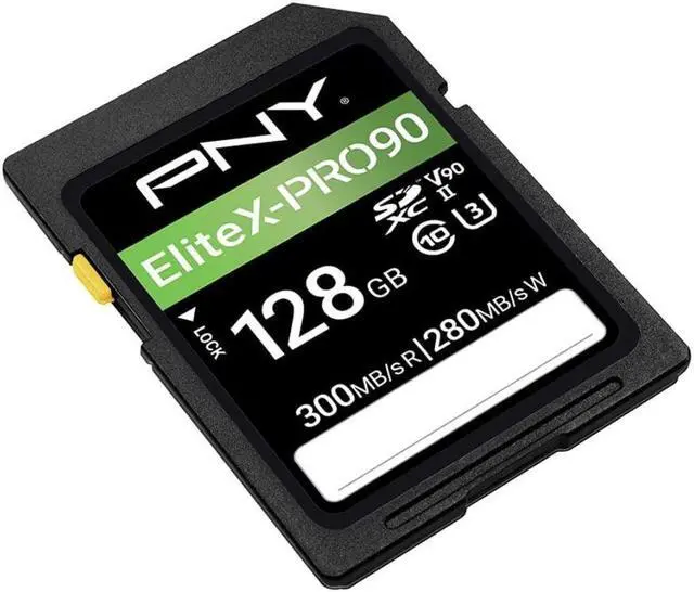 Alt view image 3 of 11 - pny 128gb x-pro 90 class 10 u3 v90 uhs-ii sdxc flash memory card - 300mb/s, class 10, u3, v90, 8k uhd, 4k uhd, full hd, uhs-ii, full size sd