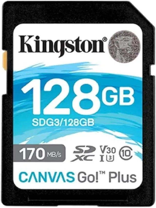 Alt view image 14 of 20 - Kingston Canvas Go! Plus 128 Gb Class 10/Uhs-I (U3) Sdxc