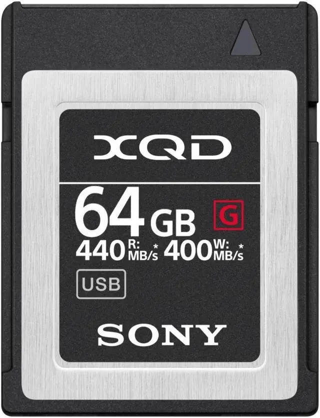 Alt view image 7 of 9 - Sony Professional XQD G Series 64GB Memory Card (QD-G64F/J)