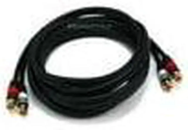 Alt view image 12 of 16 - Monoprice 10ft Premium 2 RCA Plug/2 RCA Plug M/M 22AWG Cable - Black