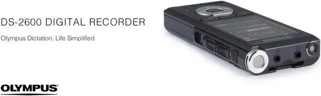 Alt view image 7 of 10 - Olympus DS-2600 Digital Voice Recorder