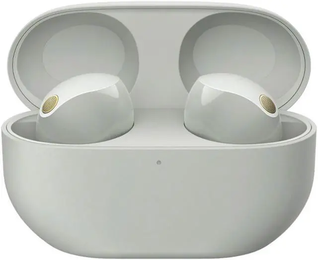 Alt view image 9 of 18 - Sony WF-1000XM5 Noise-Canceling True Wireless In-Ear Headphones (Silver)
