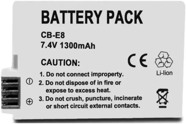 Alt view image 6 of 7 - Vivitar LP-E8 Digital Camera Battery for Canon