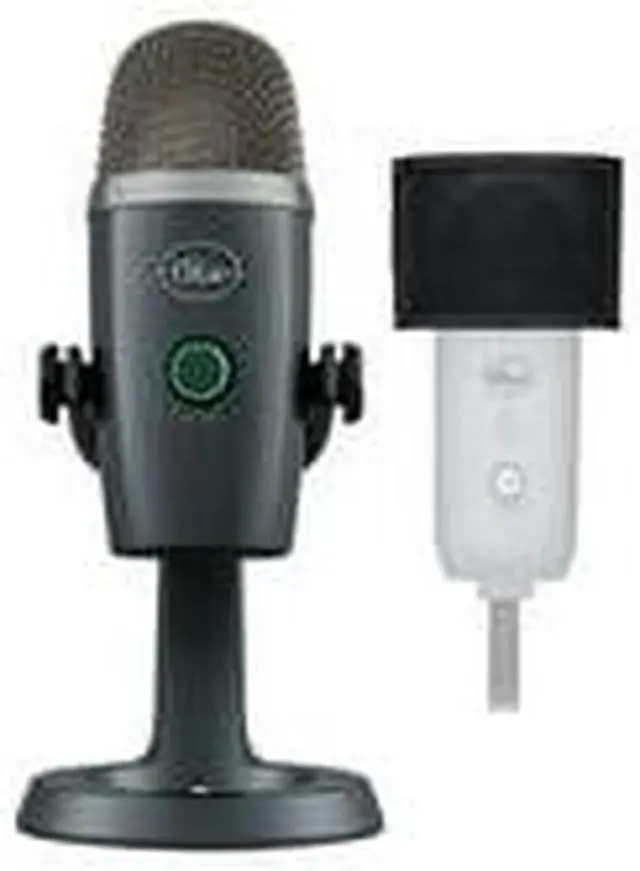 Alt view image 3 of 7 - Blue Microphones Yeti Nano Premium USB Mic (Shadow Grey) Podcaster's Bundle