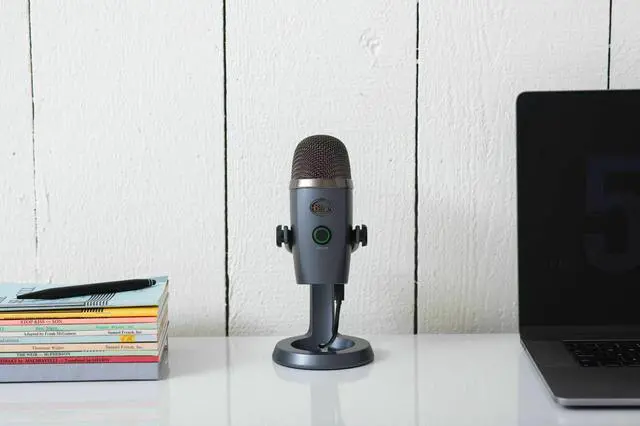 Alt view image 4 of 7 - Blue Microphones Yeti Nano Premium USB Mic (Shadow Grey) Podcaster's Bundle
