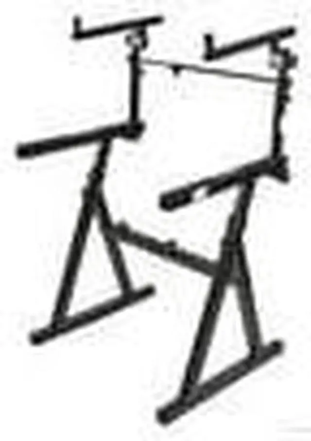 Alt view image 6 of 7 - Knox Gear Z-Style Two Tier Electronic Keyboard Piano Stand (Version 2)