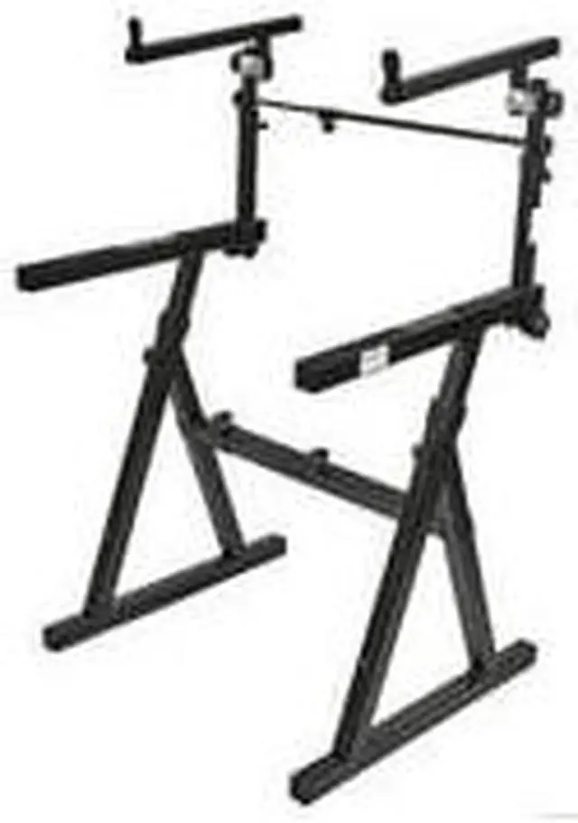 Alt view image 5 of 7 - Knox Gear Z-Style Two Tier Electronic Keyboard Piano Stand (Version 2)