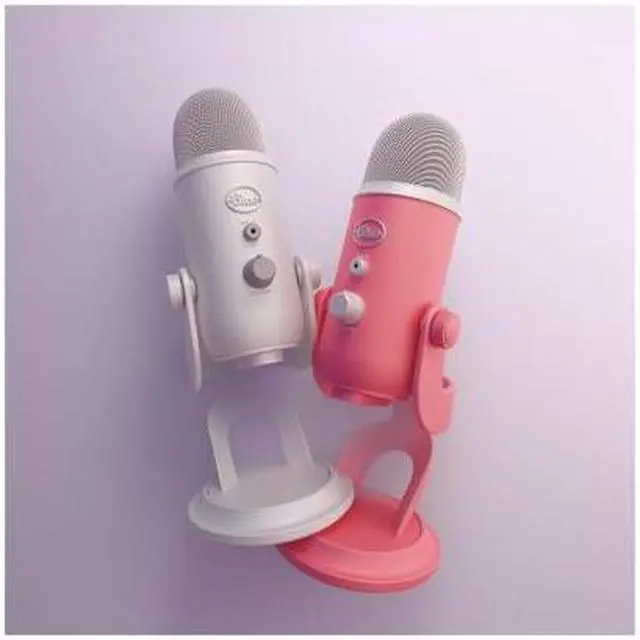 Alt view image 7 of 7 - Blue Microphone Yeti USB Microphone (White Mist) with Webcam and 4-Port USB Hub