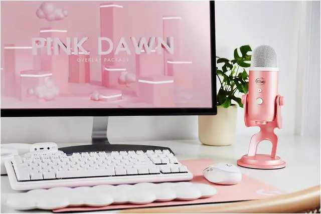 Alt view image 6 of 7 - Blue Microphones Yeti USB Microphone Aurora Collection (Pink Dawn) Bundle