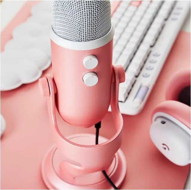 Alt view image 6 of 7 - Blue Microphones Yeti USB Microphone Aurora Collection (Pink Dawn) Bundle