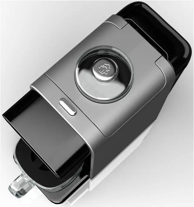 Alt view image 3 of 7 - ChefWave Milkmade Non-Dairy Milk Maker (Black/Silver) with Handheld Milk Frother