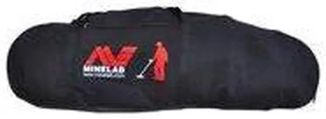 Alt view image 10 of 15 - Minelab Padded & Reinforced Canvas Carry Bag for All Metal Detectors, Black