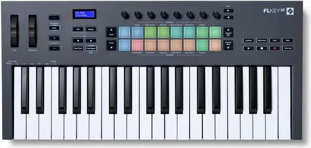 Alt view image 12 of 15 - Novation FLkey 37 USB MIDI Keyboard Controller for FL Studio (37-Key)
