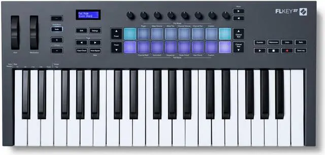Alt view image 13 of 15 - Novation FLkey 37 USB MIDI Keyboard Controller for FL Studio (37-Key)