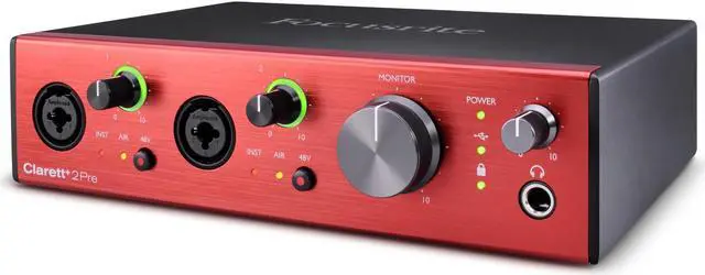 Alt view image 11 of 20 - Focusrite Clarett+ 2Pre 10-in / 4-out Audio Interface