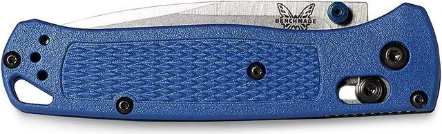 Alt view image 7 of 9 - Benchmade 535 Bugout Plain Drop-Point Blade Blue