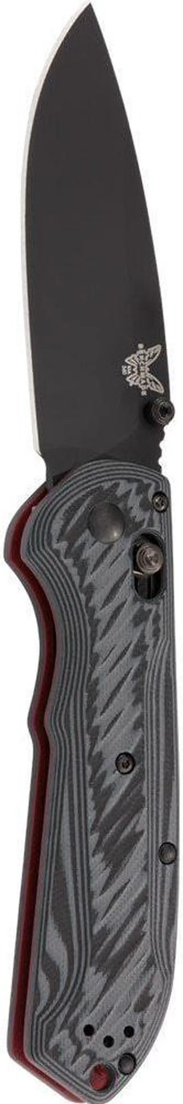 Alt view image 3 of 4 - Benchmade 560BK-1 Freek Folding Knife, 3.6" Black Plain Edge Drop Point Blade