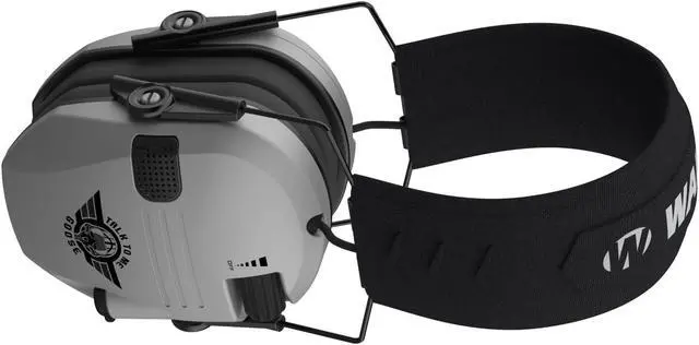 Alt view image 5 of 6 - Walkers Razor Slim Electric Earmuffs with Speakers (Talk To Me Goose Gray)