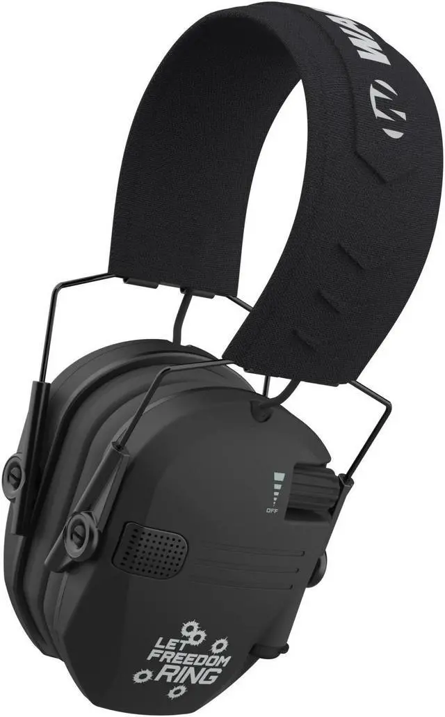 Alt view image 3 of 6 - Walkers Razor Slim Electric Earmuffs with Built-In Speakers (Let Freedom Ring)