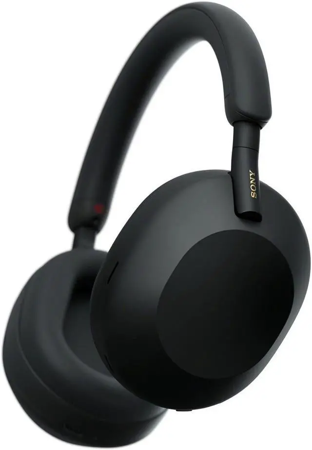Alt view image 3 of 7 - Sony WH-1000XM5 Wireless Noise Canceling Over-Ear Headphones (Black) Bundle