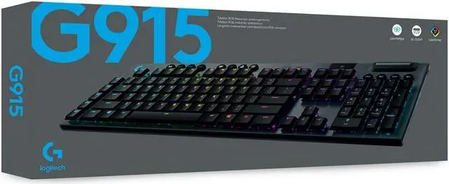 Alt view image 6 of 7 - Logitech G502 X Corded Gaming Mouse (Black) + G G915 LIGHTSPEED Wireless RGB Mechanical Gaming Keyboard (GL Tactile)