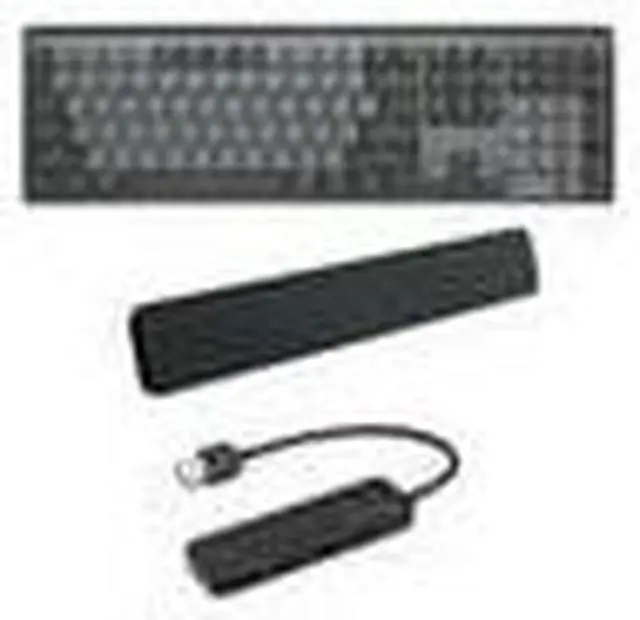 Alt view image 2 of 7 - Logitech MX Mechanical Illuminated Wireless Keyboard with USB Hub and Palm Rest