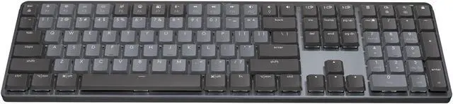 Alt view image 3 of 7 - Logitech MX Mechanical Illuminated Wireless Keyboard with USB Hub and Palm Rest