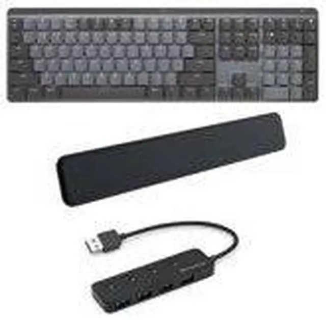 Alt view image 3 of 7 - Logitech MX Mechanical Wireless Illuminated Performance Keyboard (Graphite)