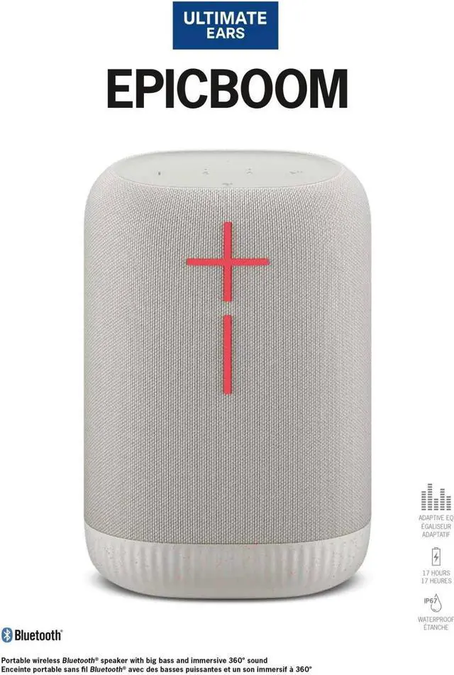 Alt view image 14 of 15 - Ultimate Ears EPICBOOM Portable Bluetooth Speaker System 984001866 (White)