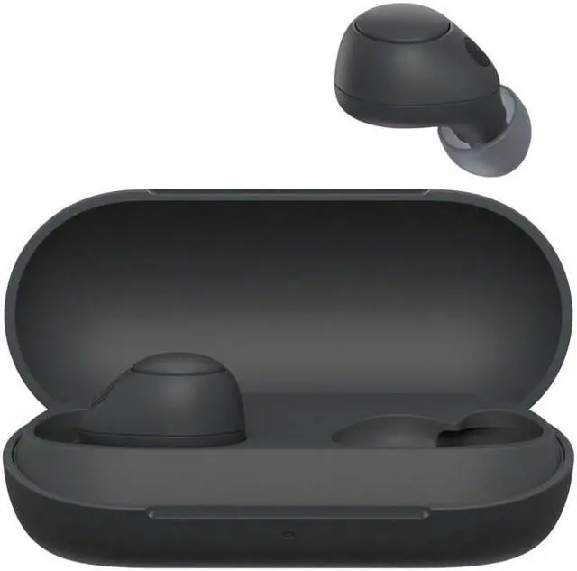 Alt view image 8 of 15 - Sony Black Truly Wireless Noise Canceling In-Ear Headphones - WFC700N/B