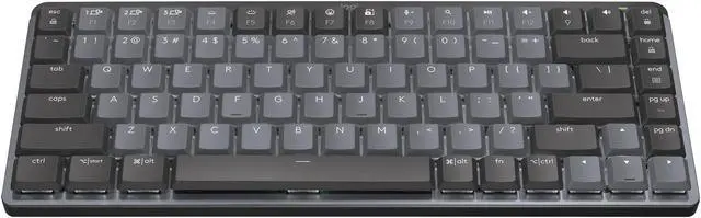 Alt view image 4 of 7 - Logitech MX Mechanical Mini Tactile Keyboard - Graphite w/Mouse & Palm Rest