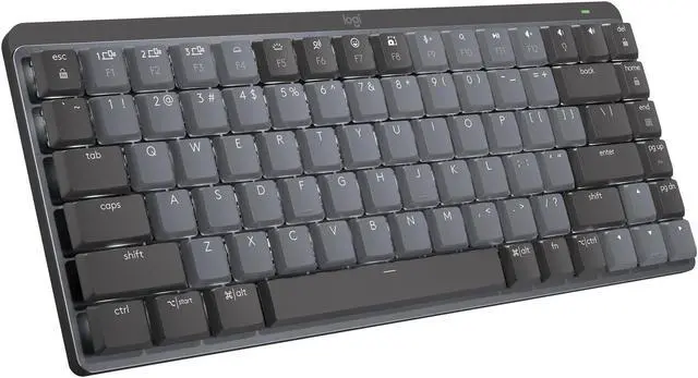 Alt view image 5 of 7 - Logitech MX Mechanical Mini Tactile Keyboard - Graphite w/Mouse & Palm Rest