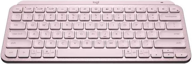 Alt view image 5 of 7 - Logitech MX Keys Mini Minimalist Wireless Illuminated Keyboard (Rose) Bundle