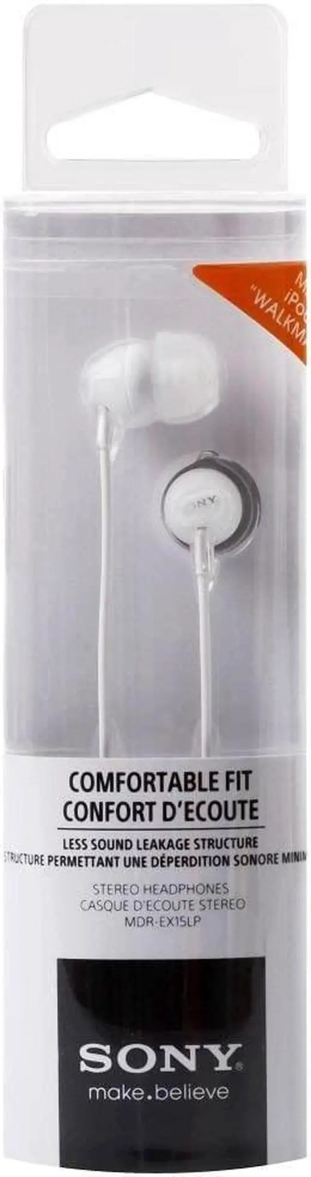 Alt view image 3 of 3 - Sony MDR-EX15LP Color EX Series In-Ear Earbud Headphones (White) Lot of 24