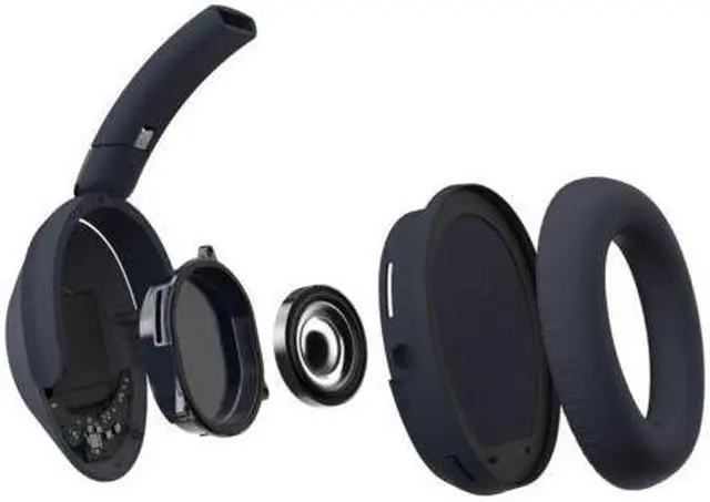 Alt view image 9 of 20 - Cleer Audio, Alpha Noise Cancelling Bluetooth Headphones, Microphone, Outer Touch Controls, 35 Hr Battery Life