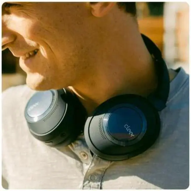 Alt view image 10 of 20 - Cleer Audio, Alpha Noise Cancelling Bluetooth Headphones, Microphone, Outer Touch Controls, 35 Hr Battery Life