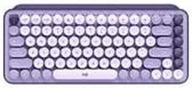 Alt view image 12 of 16 - Logitech POP Keys Wireless Mechanical Tenkeyless Keyboard Cosmos 920011233