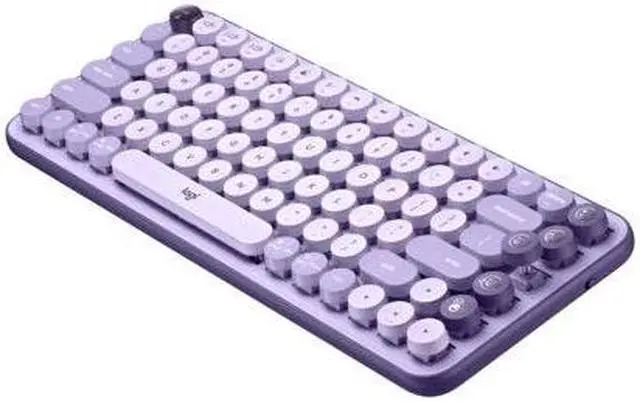 Alt view image 15 of 16 - Logitech POP Keys Wireless Mechanical Tenkeyless Keyboard Cosmos 920011233