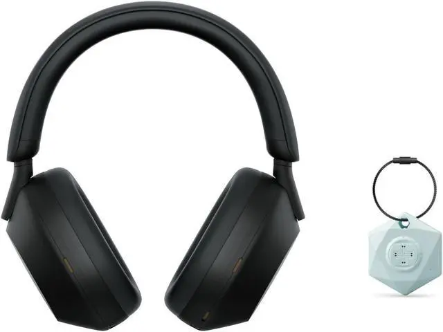 Alt view image 2 of 7 - Sony WH-1000XM5 Wireless Noise Canceling Over-Ear Headphones (Black) Bundle