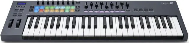 Alt view image 5 of 7 - Novation FLkey 49-Key MIDI Keyboard Controller with Sustain Pedal and 4-Port USB