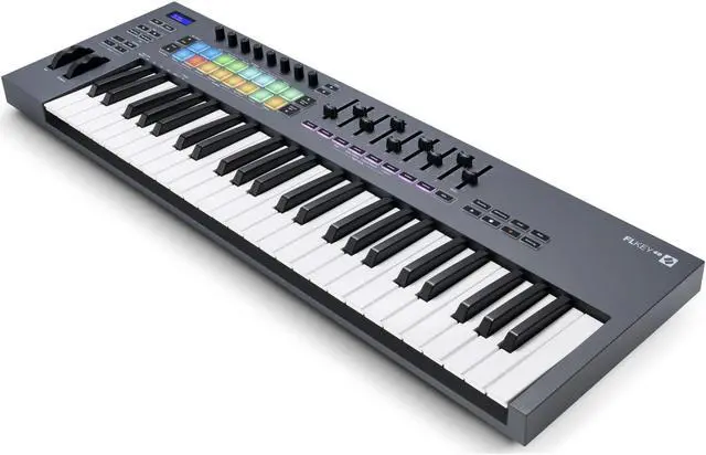 Alt view image 6 of 7 - Novation FLkey 49-Key MIDI Keyboard Controller with Sustain Pedal and 4-Port USB