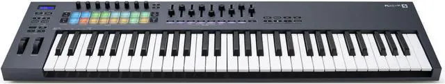 Alt view image 5 of 7 - Novation FLkey 61-Key MIDI Keyboard Controller with Sustain Pedal and 4-Port USB
