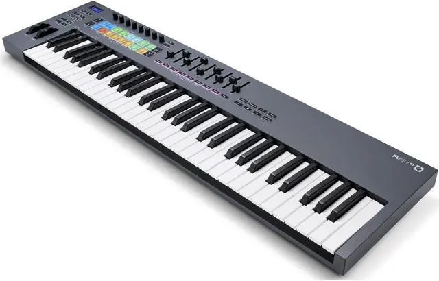 Alt view image 7 of 7 - Novation FLkey 61-Key MIDI Keyboard Controller with Sustain Pedal and 4-Port USB