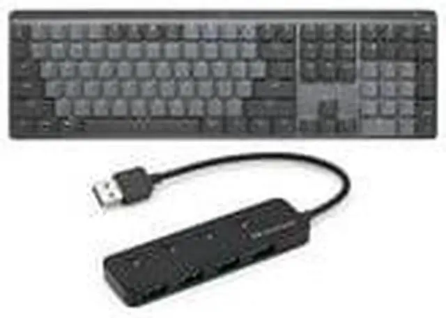 Alt view image 3 of 7 - Logitech MX Mechanical Wireless Illuminated Keyboard with USB Hub