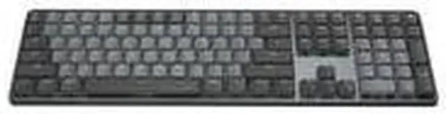 Alt view image 7 of 7 - Logitech MX Mechanical Wireless Illuminated Keyboard with USB Hub
