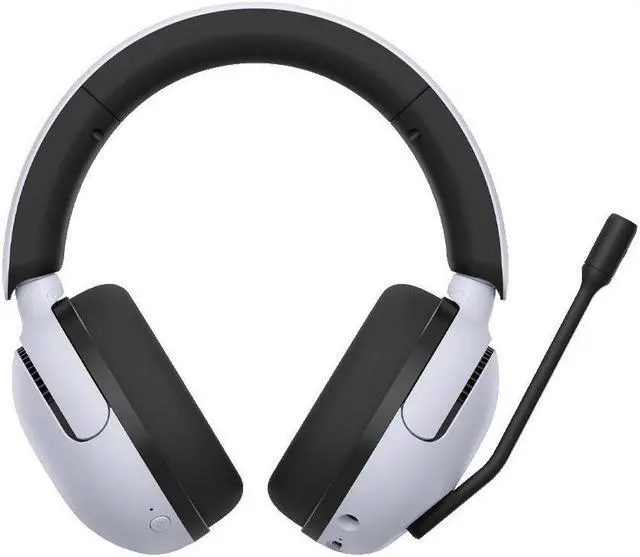 Alt view image 4 of 7 - Sony INZONE H5 Wireless Gaming Headset (WHG500/B, White) with metal alloy headphone stand bundle