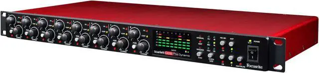 Alt view image 6 of 17 - Focusrite AMS-SCARLETT-OCTOPRE-DYNA Eight-channel Mic Pre With A-D/D-A Conversion And Analogue Compression
