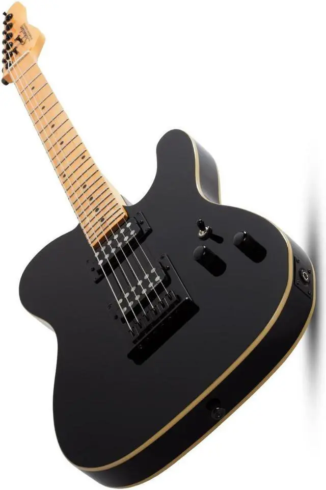 Alt view image 5 of 7 - Schecter PT 6-String Electric Guitar (Right-Handed, Gloss Black) Bundle