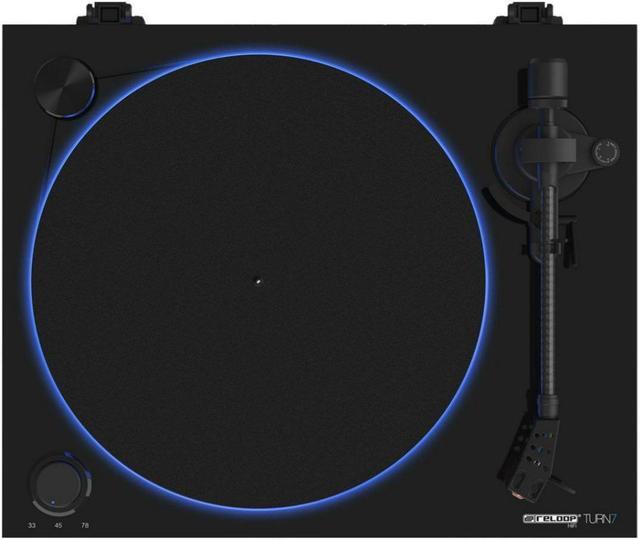 Alt view image 2 of 7 - Reloop Turn 7 Premium HiFi Belt Drive USB Turntable System (Piano Lacquer)