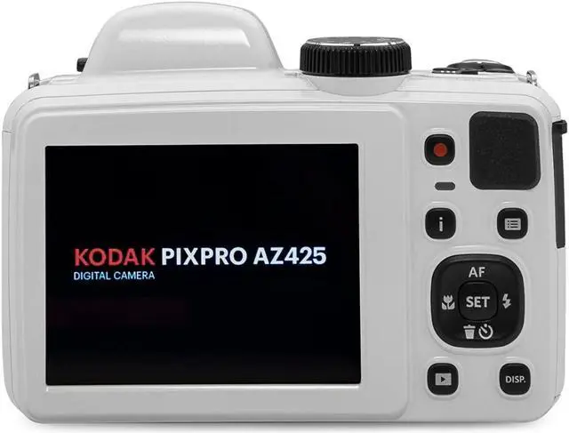 Alt view image 6 of 7 - Kodak PIXPRO AZ425 Astro Zoom Camera (White) with 32GB Card